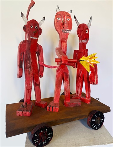 Michael-Bell-9-Ways-the-Shooting-Gallery-42-x-53-x-20cm-Cardboard-timber-acrylic-2013.jpg